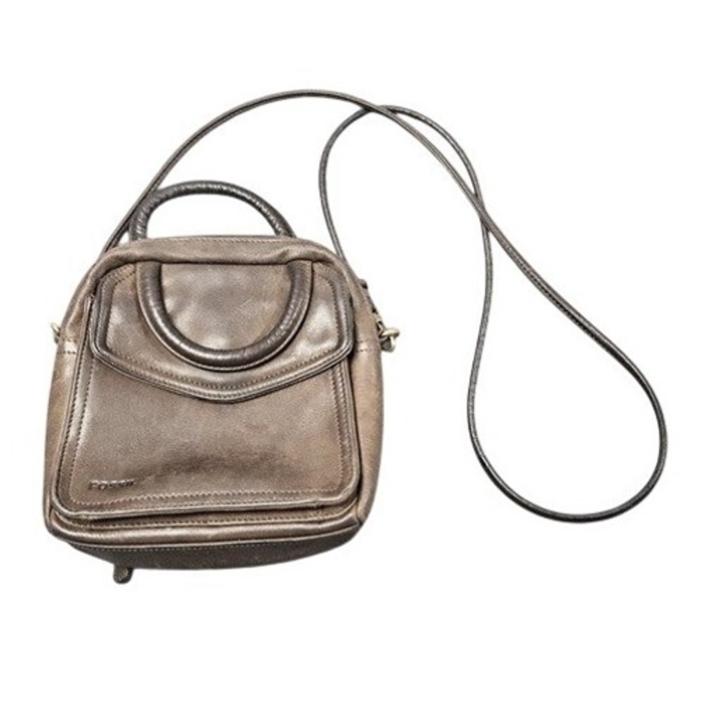 Fossil Crossbody Bag Womens OS Brown Leather Wallet Organizer Y2K Boho